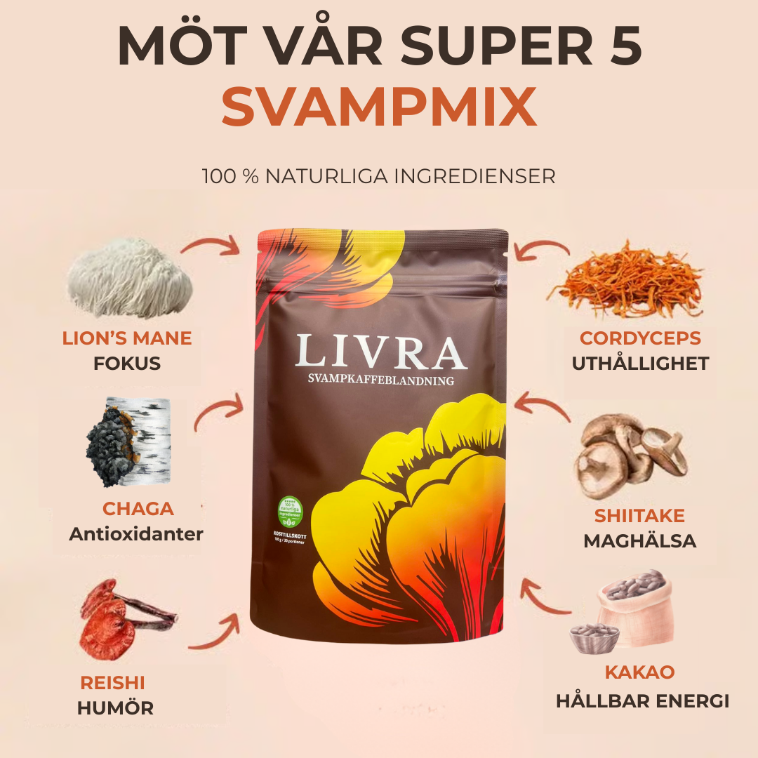LIVRA Svampkaffeblandning