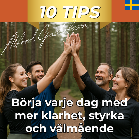 10 enkla morgonrutiner – för skarpt fokus och naturlig energi hela dagen